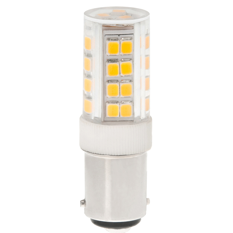 AC100-130V, BA15D AC Bayonet Base LED Bulb, 3.5 Watts, 35W Equivalent, 5-Pack AC100-130V, BA15D AC Bayonet Base LED Bulb, 3.5 Watts, 35W Equivalent, 5-Pack